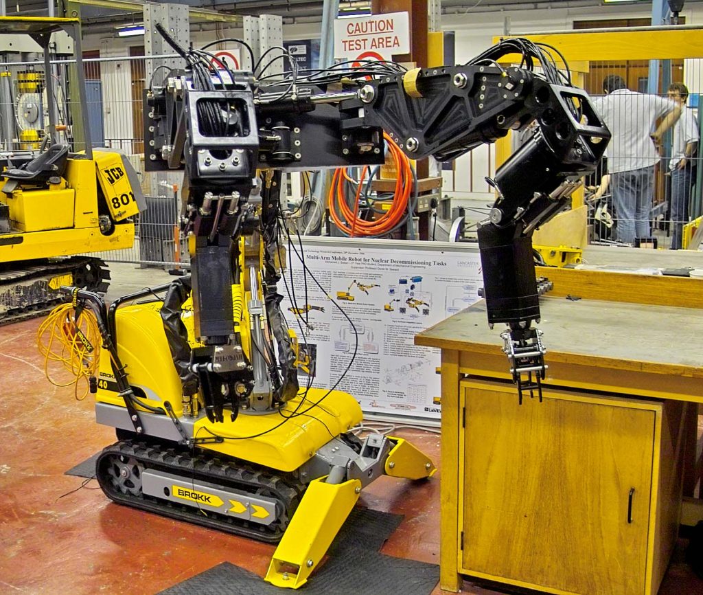 Photo of robotic manipulators