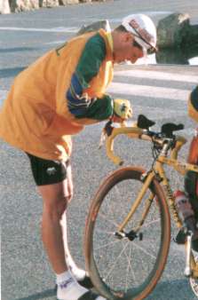 Photograph of cyclist