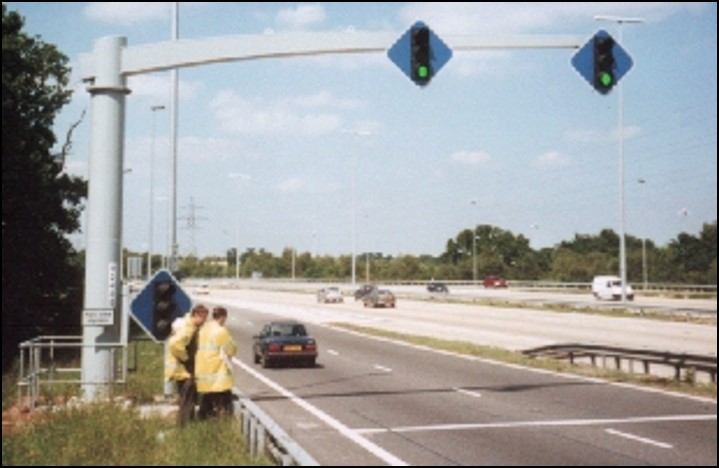 Photo of motorway on-ramp