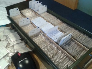 drawer of coins