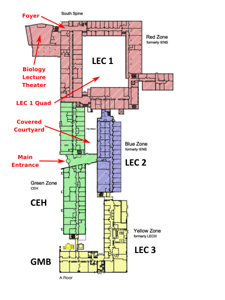 Lancaster Environment Centre map