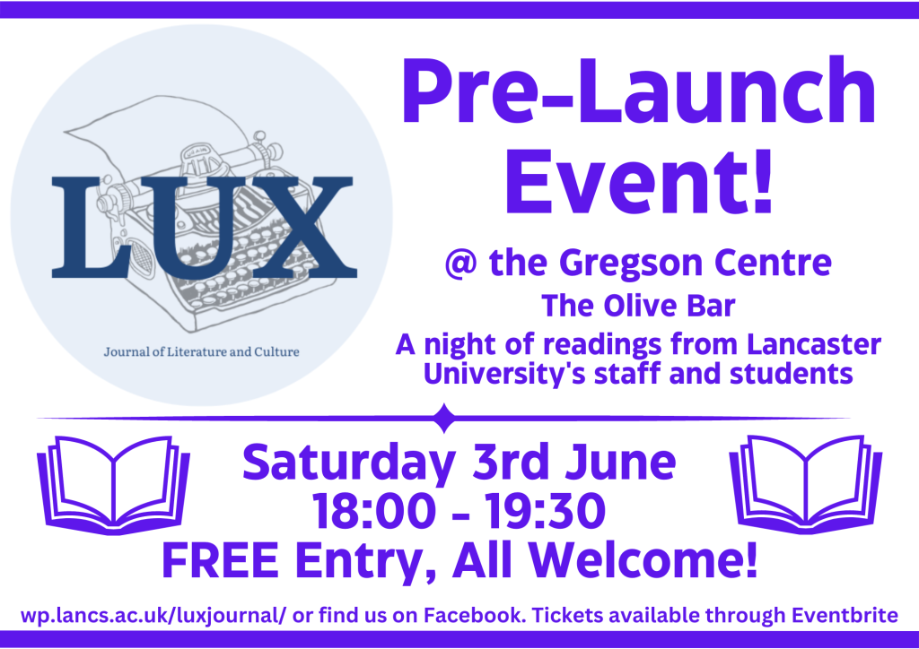 Pre Launch Event for the LUX Undergraduate Journal