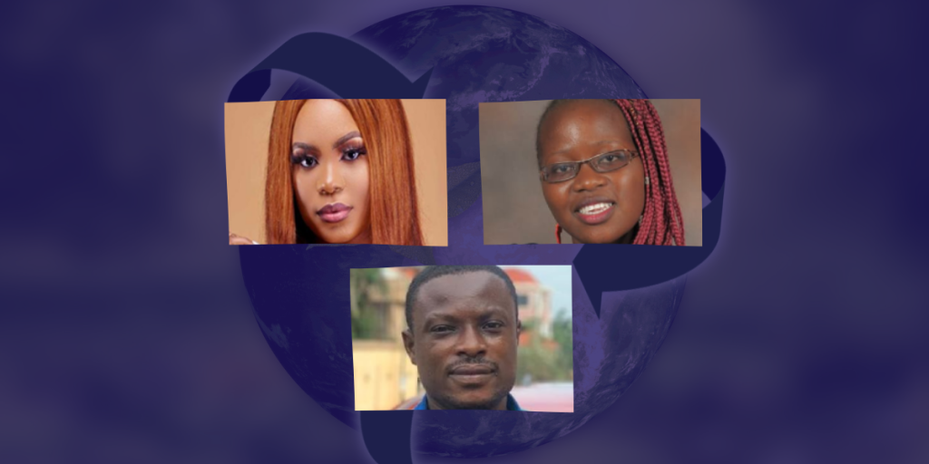 ACCELERATE Students, Favour Ehinomen Iwelomen, Yvonne Awino Omondi & Richard Nii Lante Golightly