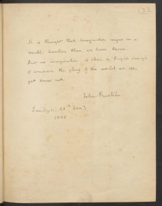 Constance Wilde's autograph book