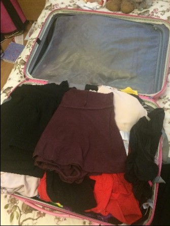 Packing a suitcase