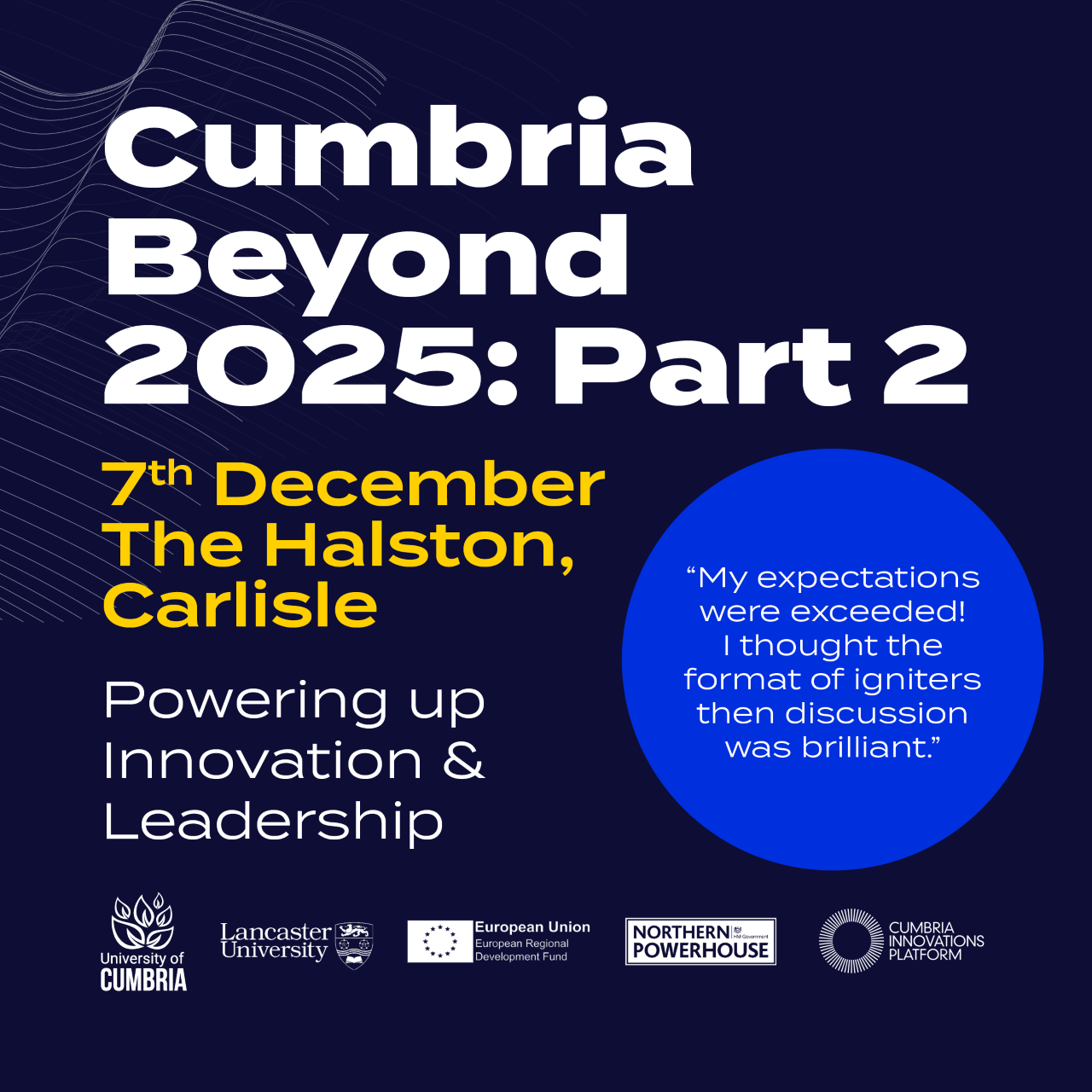 Cumbria Beyond 2025 Powering Up Leadership and Innovation Cumbria