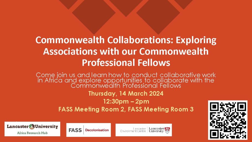 Commonwealth Collaborations: Exploring Associations with our Commonwealth Professional Fellows from Africa 