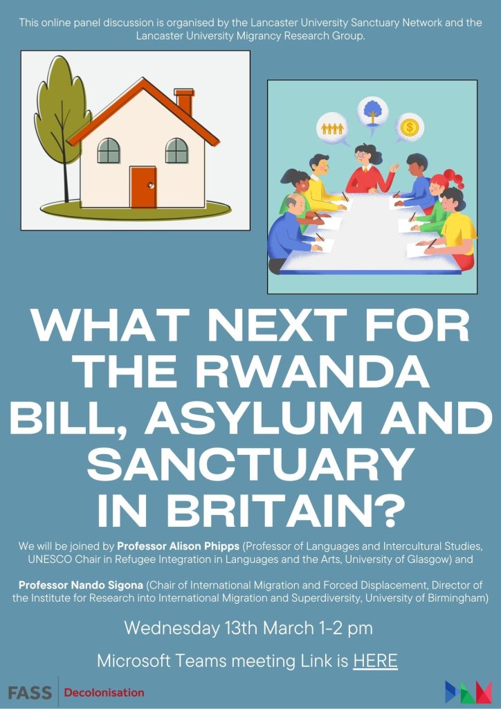 What next for the Rwanda Bill, Asylum and Sanctuary in Britain?