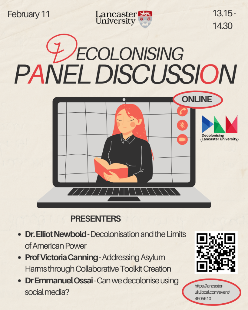 DLU Panel Discussion: Decolonisation, Power & Digital Futures DLU Panel Discussion: Decolonisation, Power & Digital Futures