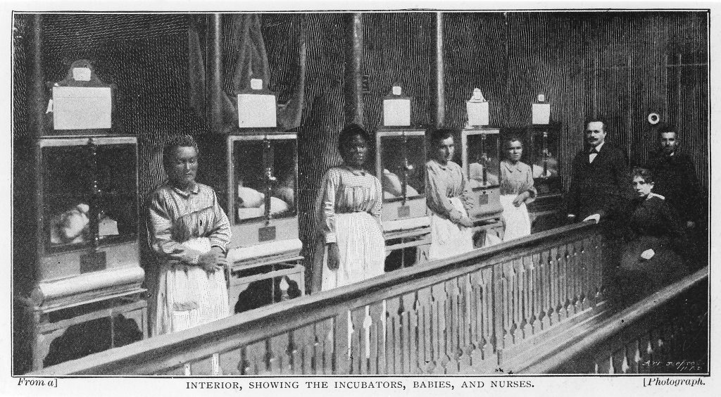 Lion Incubator attended by Dr Lion, 1896.