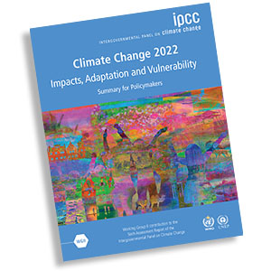 Cover of the IPCC Climate Change 2022 Report